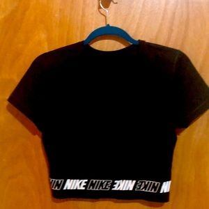 Nike dri fit crop top